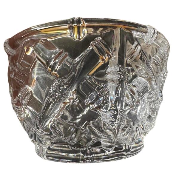 Tiffany & Co. crystal bamboo bowl NIB - Picture 1 of 8
